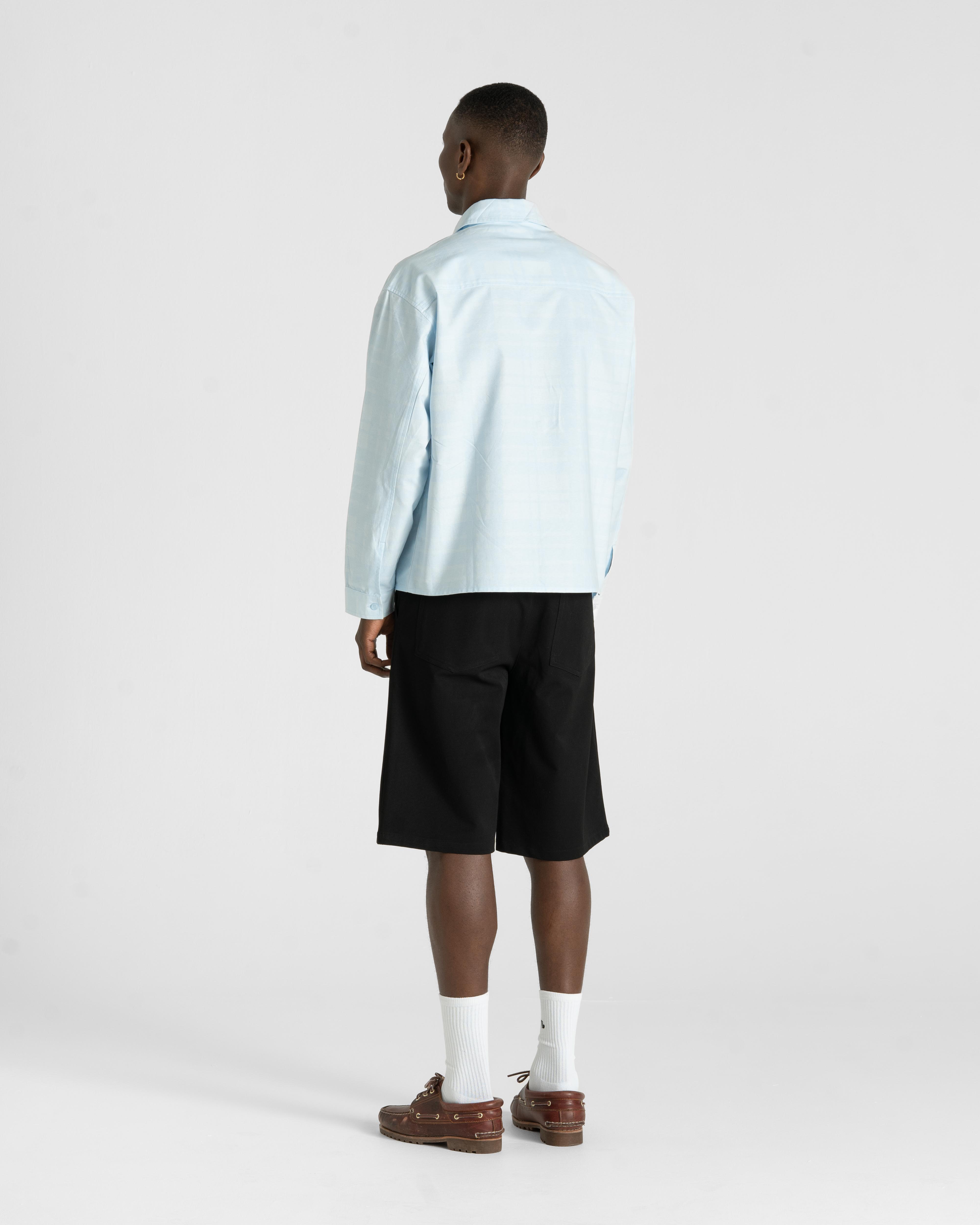 Check Summer Shirt Light Blue